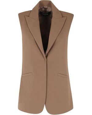 FEDERICA TOSI Gilet - Brown