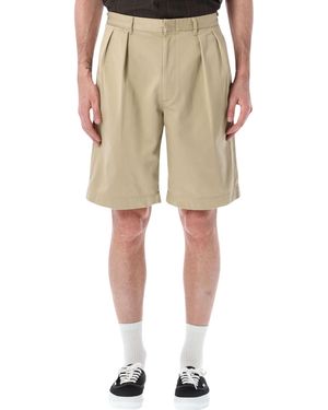 Nanamica Pleated Shorts Cotton - Natural