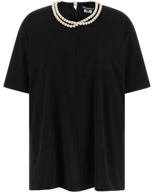Junya Watanabe Cotton T-Shirt - Black