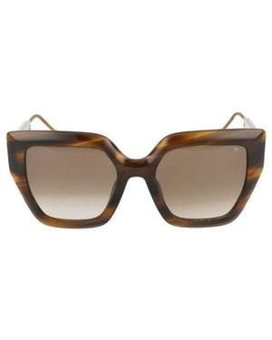 Philipp Plein Sunglasses Square Full Rim, Frame And Gradient Lens Spp064S03Bq - Brown
