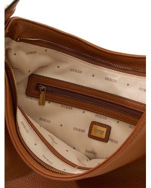 Guess Shoulder Bag Polyurethane Shoulder-Bags - Brown