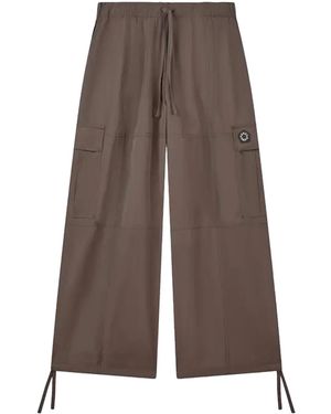 KENZO Pants Polyester Cotton - Brown