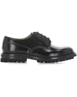Church's Leather Lace Up Shoes - Black