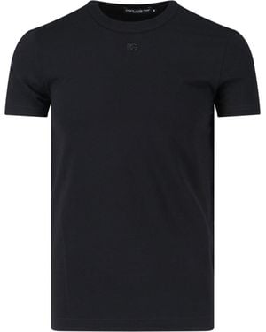 Dolce & Gabbana Logo T-Shirt - Black