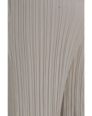 GONGDID DESIGN Corduroy Palazzo Trousers Polyester - Grey