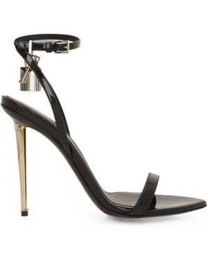 Tom Ford Padlock Sandals - Black