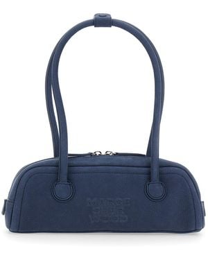 Marge Sherwood Shoulder Bag Soft Boston Ew Mini Leather Cow - Blue