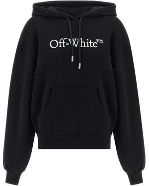 Off-White c/o Virgil Abloh Big Logo Bookkish Hoodie - Black