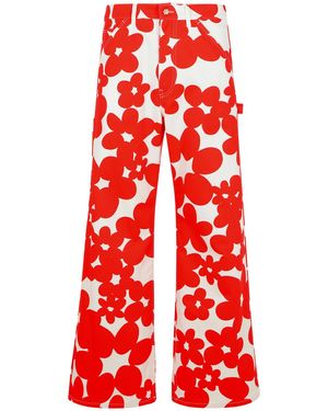 Marni Cotton Jeans - Red