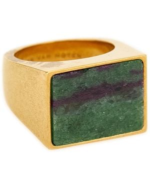 Dries Van Noten Signet Ring - Yellow