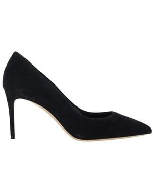 Casadei Pumps Julia Suede - Black