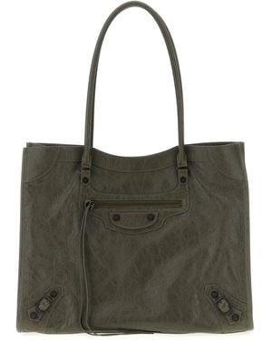 Balenciaga Medium Le City Shopping Bag - Green