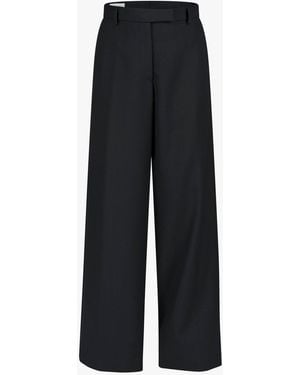 Dries Van Noten Dries Van Noten Wide-Leg Pants - Black