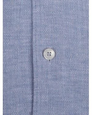 Xacus Shirt Cotton Linen - Blue