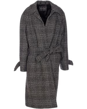 Balenciaga One Layer Raglan Coat in Red | Lyst UK
