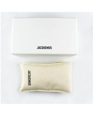 Jacquemus Les Lunettes Baci Celluloid Occhiali Sole - White