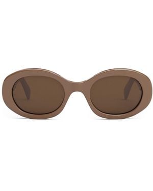 Celine Triomphe Acetato Sunglasses - Brown