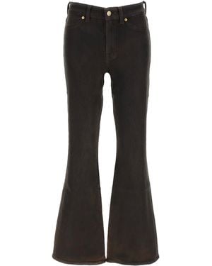 7FOR The Leggy Bootcut Cotton; Polyester; Elastane Jean - Black