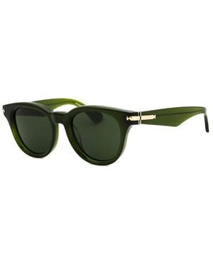 Burberry Sunglasses Round Full Rim, Frame And Dark Lens Be4439F414871 - Green