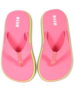 MSGM Thong Sandals Not Specified - Pink