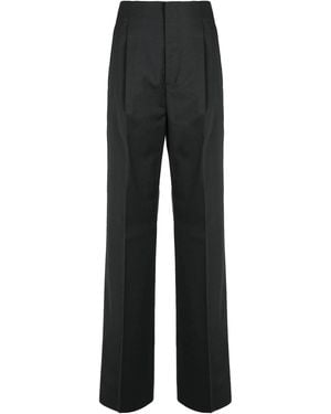 Alberta Ferretti Wool Pants - Black
