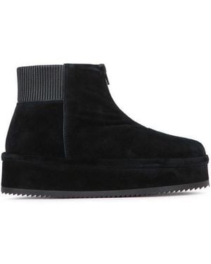 Phoebe Philo Phoebe Philo Platform Suede Boot - Black