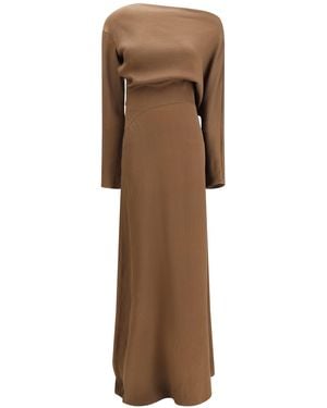 Petar Petrov Asymmetric Dress - Natural