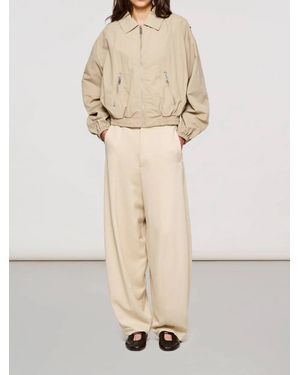 OOF WEAR Bomber Compact Nylon Giacca - Natural