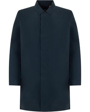 K-Way Coat Poirol Cotton-Blend - Blue