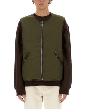 YMC Reversible Vest - Green