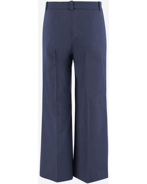 Ql2 Trousers Stretch Cotton Melodyb - Blue