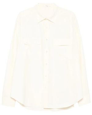 The Row Silk Shirt With Chest Pockets - White