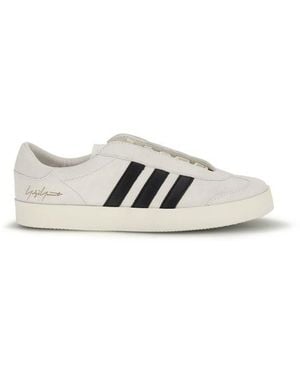 Y-3 Calf Leather Bos Taurus Low Top Sneakers - White