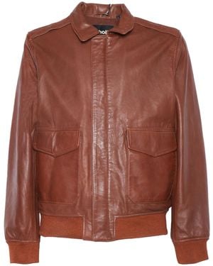 ジャケット・アウター Newyork Leather Jacket Ohotoro brown Newyork Leather Jacket Ohotoro brown（newyork leather jacket
