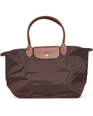Longchamp Shoulder Bag Le Pliage Original L Polyamide - Brown