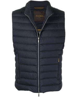 Moorer Outwear Waistcoat - Blue