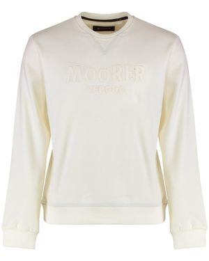 Moorer Marten Virgin Wool Sweater - White