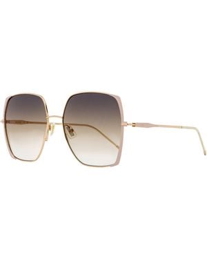 BOSS Boss Square Edge Sunglasses B1707S Bkupr- 58Mm Metal (Stainless Steel) - Black
