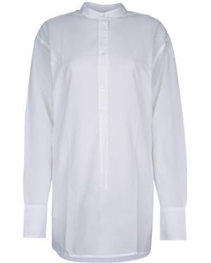 TOTEME Stand-Collar Shirt - White
