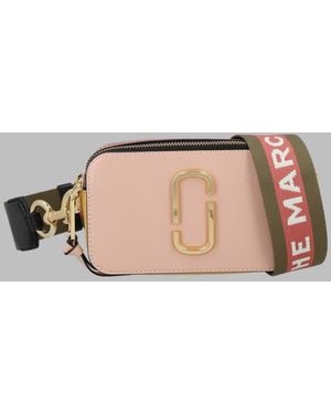 Marc Jacobs Shoulder Bag The Snapshot Leather Split Cow - Natural