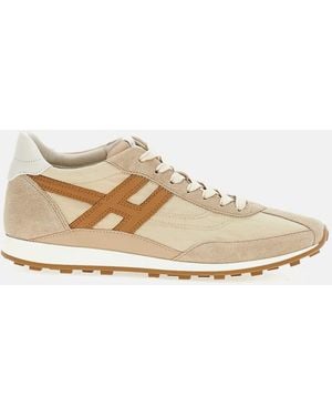 Hogan Trainers H699 Allacciato H - Natural