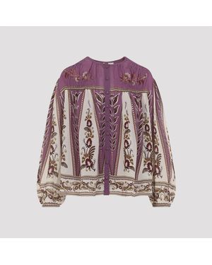 FARM Rio Ainika Delicate Blouse Viscose Shirt - Purple