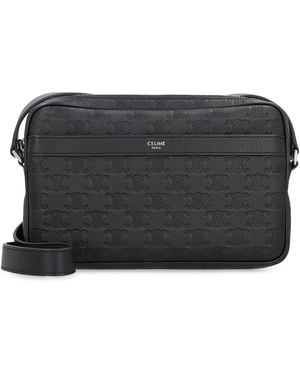 Celine Calf Leather Messenger Bag Calfskin - Black