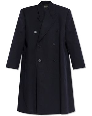 コート BALENCIAGA Woman Coat Black 772966TPU04 1000 Balenciaga Outlet: Coat woman - Black | Balenciaga coat