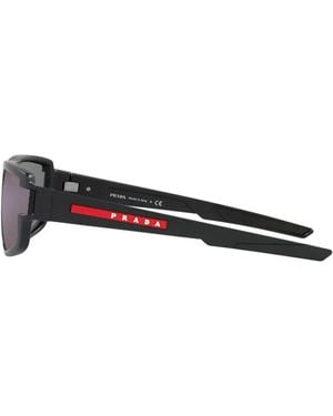 Prada Linea Rossa Ps03Ws Celluloid Occhiali Sole - Black