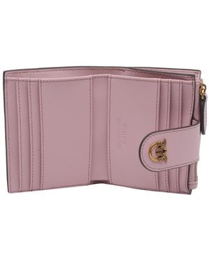 Pinko Wallets Calf Leather - Purple