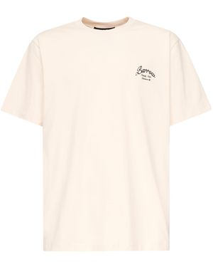 Barrow Jersey T-Shirt With Logo - Natural
