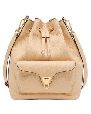 Coccinelle Bucket Bag Bovine Leather Bucket-Bags - Natural
