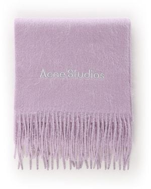 Acne Studios Scarfs Alpaca - Purple