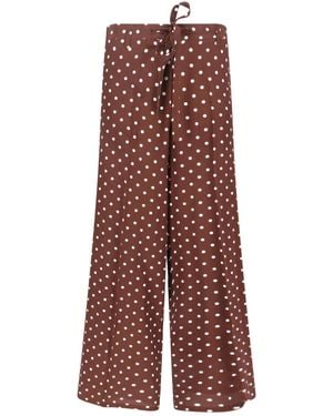 P.A.R.O.S.H. Silk Trousers - Purple